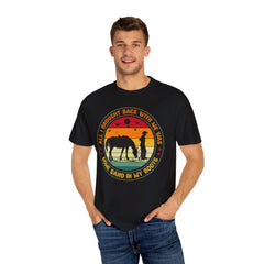 Retro Sand In My Boots Cowboy Rodeo - Graphic Comfort Colors Tee Shirt