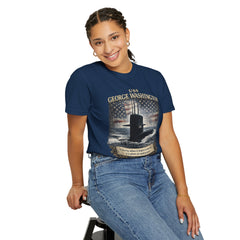 USS George Washington SSBN 598 Submarine T-Shirt with a quote from its namesake