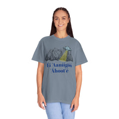 Navajo The Truth Is Out There UFO - Graphic Unisex Garment Dyed Short Sleeve Tee