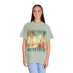 Summer Vibes Graphic T-Shirt - "Take Me Where Summer Never Ends"