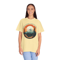 Mount Rainier National Park Graphic, Comfort Colors Soft Relaxed Fit Unisex Garment-Dyed T-shirt