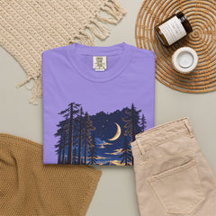 Moonlit Forest T-Shirt – Nature Lover Camping Shirt