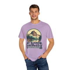 Glacier National Park Graphic, Comfort Colors Soft Relaxed Fit Unisex Garment-Dyed T-shirt