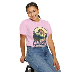 Glacier National Park Graphic, Comfort Colors Soft Relaxed Fit Unisex Garment-Dyed T-shirt