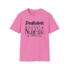 Pediatric Nurse - Unisex Softstyle T-Shirt | Nurse Awareness,Medical Wear,Gift For Him,Scrubs Lover, RN, Hospital Staff Gift,Gift For Her,RN