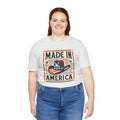 Made In America Cowboy Hat Graphic, Unisex Jersey Short Sleeve Tee