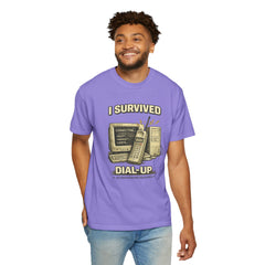 I Survived Dial-Up Vintage Tech T-Shirt