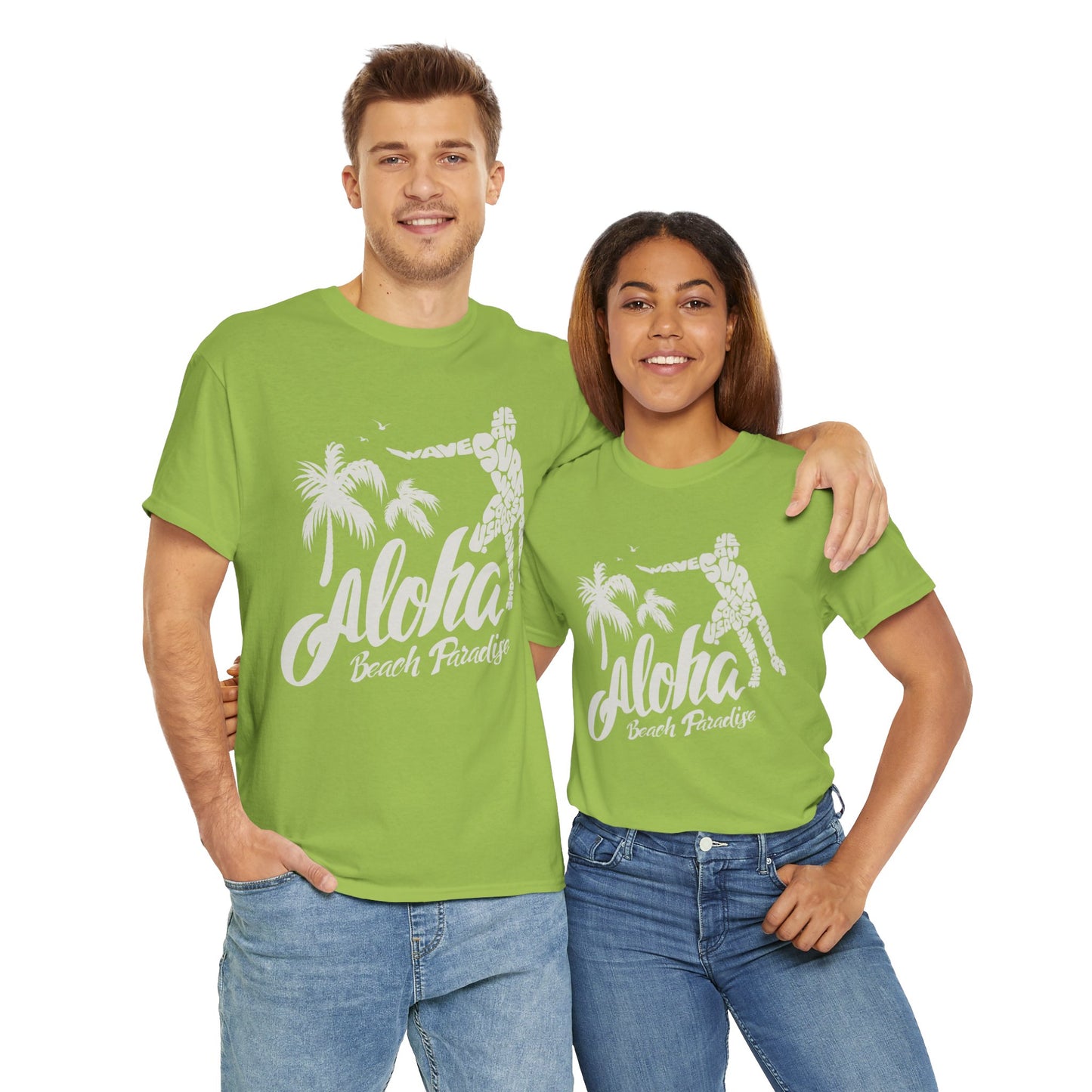 Aloha Paradise Unisex Heavy Cotton Tee