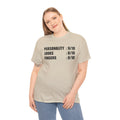 Personality, Looks, Fingers Count - Unisex Heavy Cotton Tee / Prosthetic Humor / One Leg / One Arm / Missing Fingers