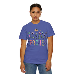 Floral Teacher Appreciation T-Shirt - Comfort Colors Soft