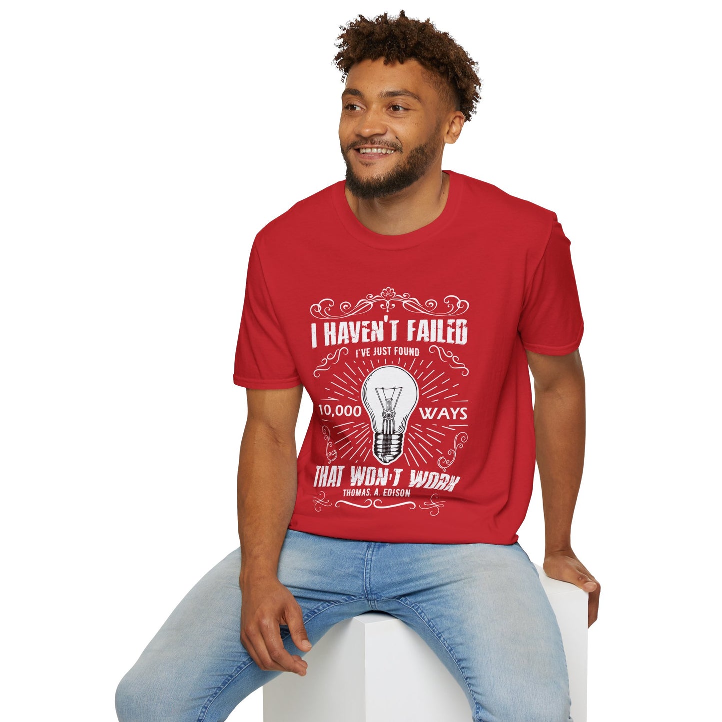 Thomas Edison Wisdom Unisex Soft Style T Shirt