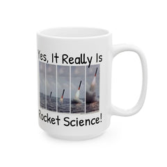 Yes, It Really Is Rocket Science Mug - US Navy Submarine Launched Tomahawk Missile, Submarine Veteran Gift