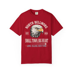 Your Home Town Personalized Eagle T‑Shirt — "Small Town, Big Heart"