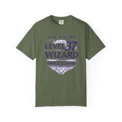 Level 37 Wizard T-Shirt — "Not a Nerd" THAC0 Survivor D&D Gamer Tee