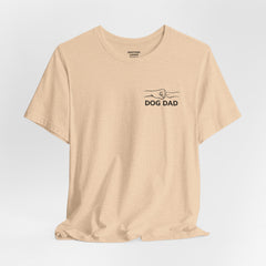 Dog Dad T-Shirt — Personalized Your Dog Image  Tee (Custom Name)