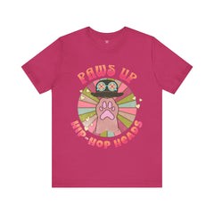 Funny Cat Paws Up Hip Hop Heads - Graphic Tee
