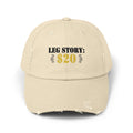 Funny Amputee cap, Leg Story 20 dollars , Limb Loss Awareness cap, distressed unisex graphic hat, amputee gift, recovery encouragement gift