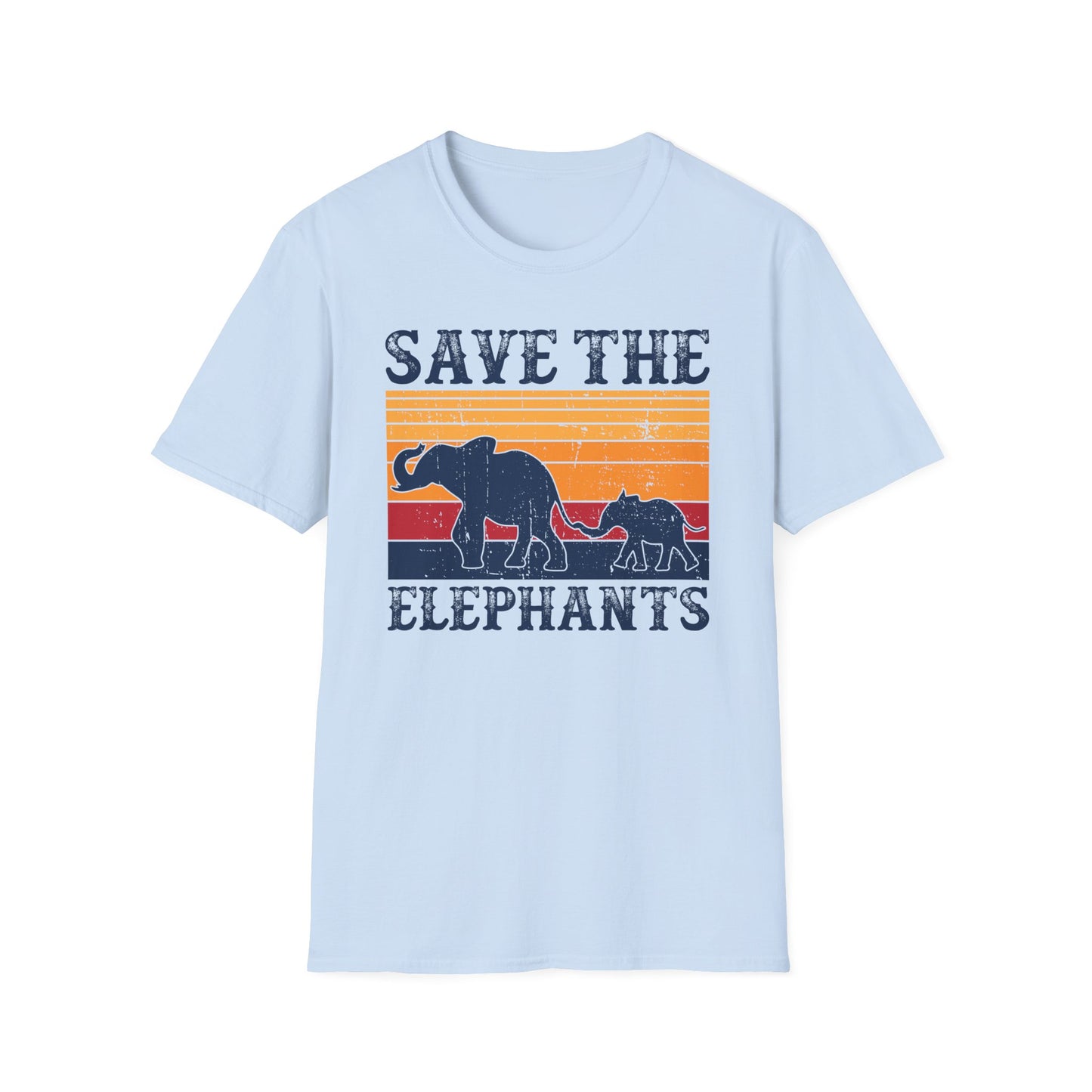 Save the Elephants Unisex Softstyle T-Shirt