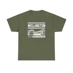 Wellington New Zealand Cities of The World Series Unisex Heavy Cotton Tee