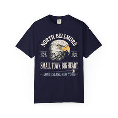 Your Home Town Personalized Eagle T‑Shirt — "Small Town, Big Heart"