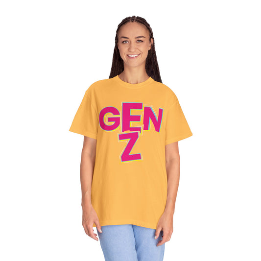 GEN Z FUNNY graphic, Retro Comfort Colors 1717, unisex garment-dyed t-shirt, gift for him, gift for her, Birthday gift tee, Vintage Style graphic tee, college tee, sons tee, daughters tee