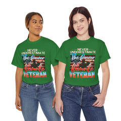 Female Veteran Pride T-Shirt — Gift for Her (Army, Navy, Air Force, Marines)