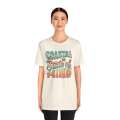 Coastal State of Mind Tee — Retro Beach Graphic T-Shirt