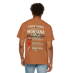 Montana Graphic T-Shirt — "Three Things You Don’t Do in Montana"