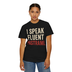Fluent Pastrami Unisex T-Shirt - Fun Foodie Tee