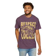 Respect the Locals T-Shirt — Sea Turtle Conservation Graphic Tee