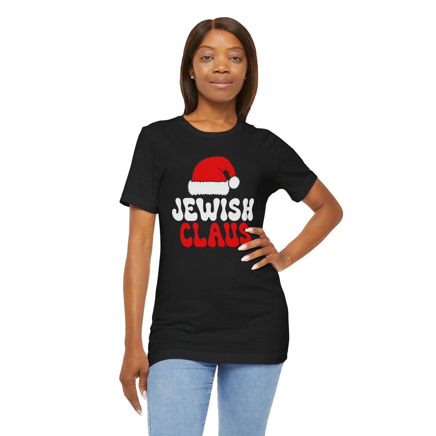 Santa Jewish Claus - Unisex Jersey Short Sleeve Tee