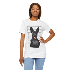 K9 Mugshot Personalized with your Dog T-Shirt