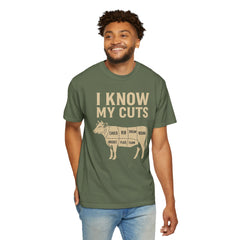 Funny Cow Cuts Unisex T-Shirt - Gift for Meat Lovers, BBQ Parties