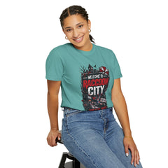 Raccoon City Graphic T-Shirt — "Welcome to Raccoon City" Horror Gamer Tee