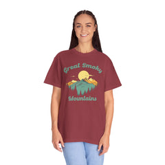 Great Smoky National Park National Park Graphic, Comfort Colors Soft Relaxed Fit Unisex Garment-Dyed T-shirt