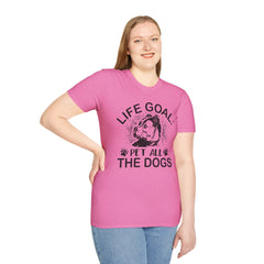 Dog Lover Life Goal Pet ALL The Dogs T-Shirt