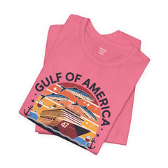 Gulf of USA Courtesy of 47 Graphic Unisex Jersey Tee