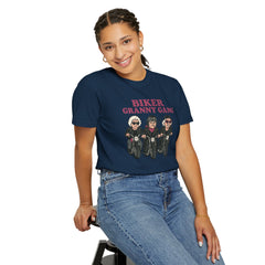 Biker Granny Gang T-shirt, Unisex Tee for Motorcycle Lovers, Fun Gift for Bikers, Unique Graphic Shirt, Perfect for Rides or Casual Wear