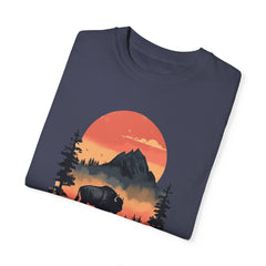 Yellowstone National Park Graphic, Comfort Colors Soft Relaxed Fit Unisex Garment-Dyed T-shirt