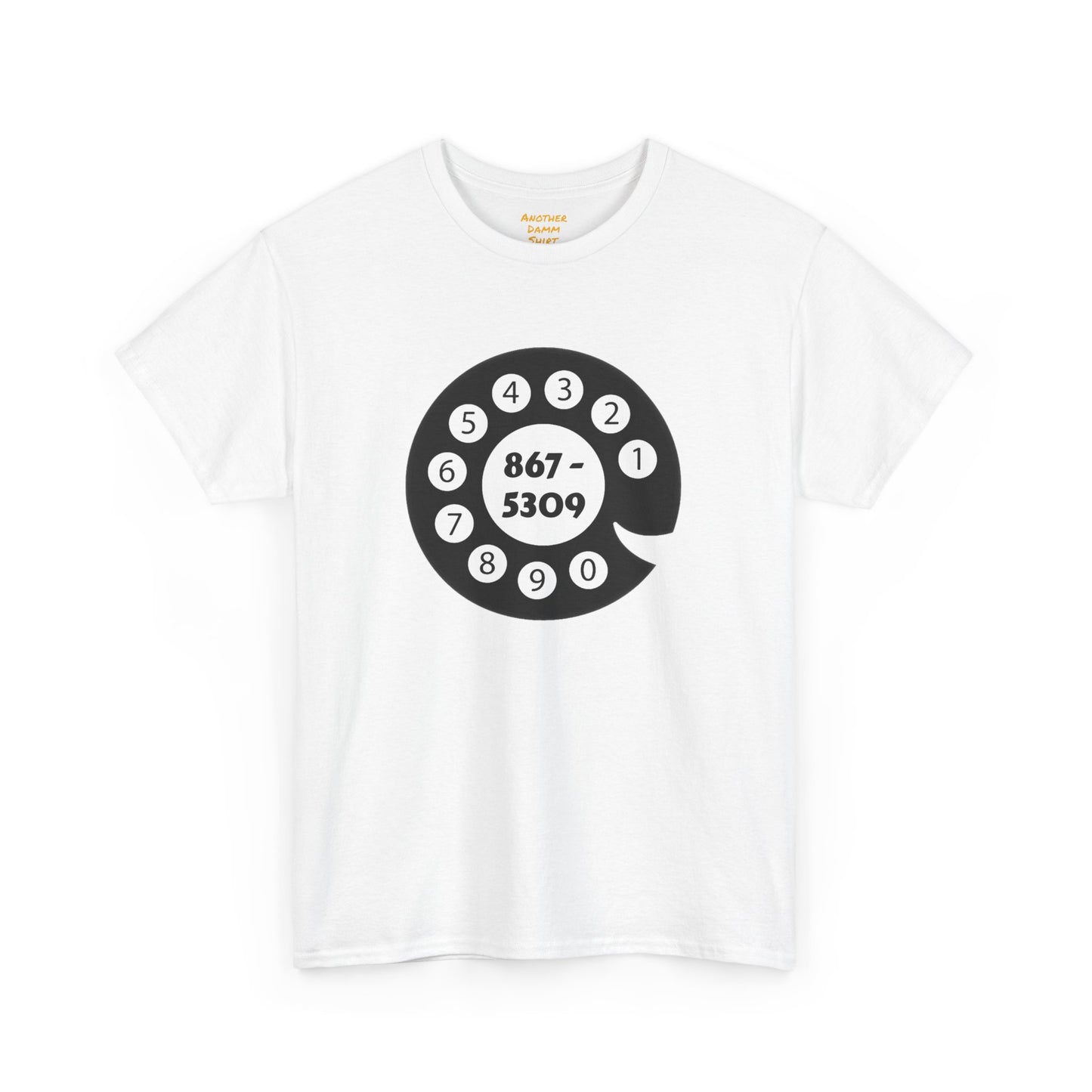 867-5309 Rotary Dial Tee: 80s Pop Music, Jenny's Number