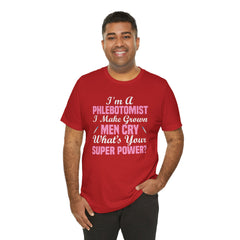 Phlebotomist Humor Tee, Funny Medical Shirt, Nurse Gift, Blood Tech Wear, Cute Phlebotomy Humor, Healthcare Apparel