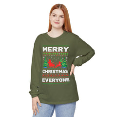 Merry Christmas Everyone Long Sleeve T-Shirt - Unisex Holiday Apparel