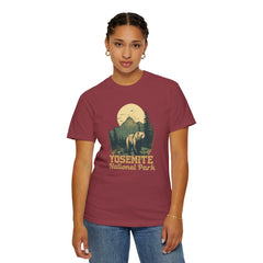 Yosemite National Park Graphic, Comfort Colors Soft Relaxed Fit Unisex Garment-Dyed T-shirt