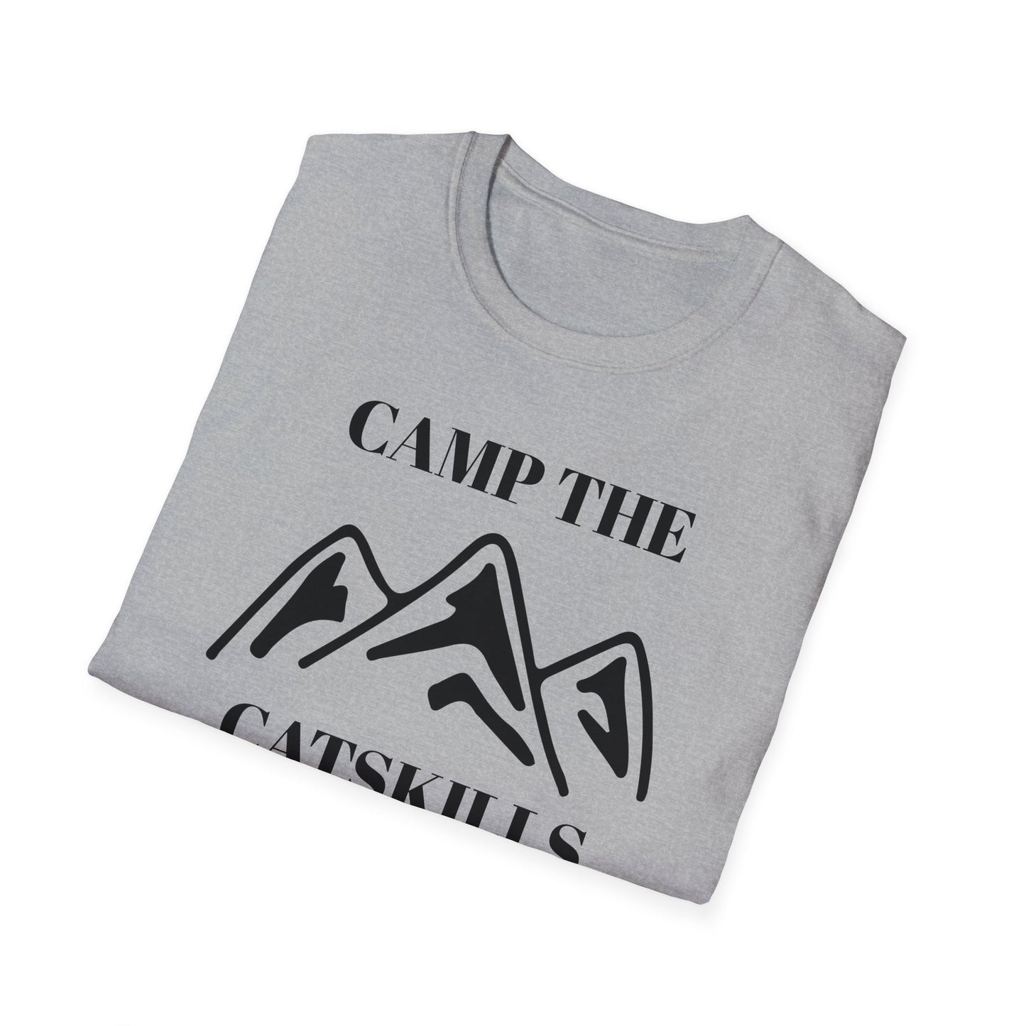 Camp The Catskillsi Unisex Softstyle T-Shirt  Catskill Mountains New York