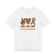 Limb Loss Awareness - Unisex Short Sleeve Tee,Amputee Awareness,Leg Amputee,Arm Amputee,Gift For Him,Gift For Her,Unique Amputee Gift