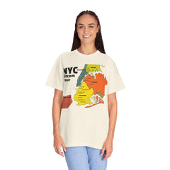 NYC Sitcoms Tour Comfort Colors T-shirt - Unisex Garment-Dyed