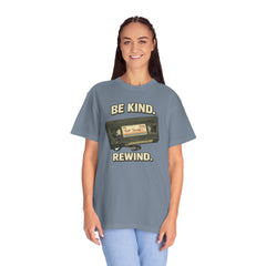 Be Kind Rewind Cassette T-Shirt — Retro 80s Vintage Tape Tee