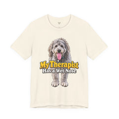 My Therapist Has A Wet Nose Personalized with your dog(s) image T-Shirt
