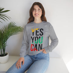YES YOU CAN - Unisex Heavy Blend™ Crewneck Sweatshirt