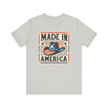 Made In America Cowboy Hat Graphic, Unisex Jersey Short Sleeve Tee